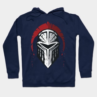 spartan mask illustration Hoodie